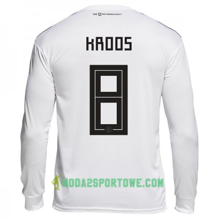 Koszulka Niemcy Kroos 8 Mistrzostwa Świata 2018 Domowe Stroje Piłkarskie Długi Rękaw